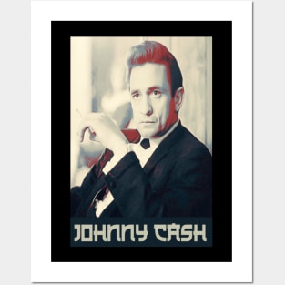 Black styles Johnny Cash Posters and Art